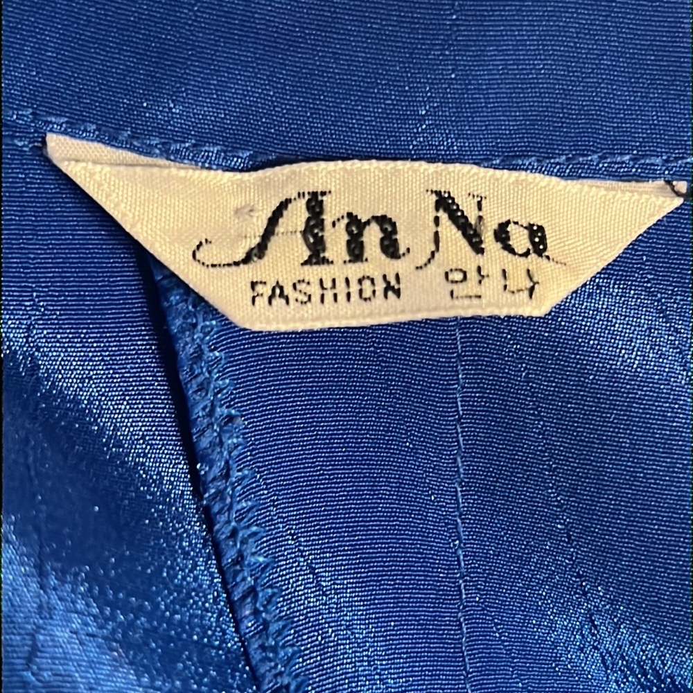AnNa Clothing Tunic Long Sleeve Button Down, Blue |2X - Picture 16 of 16
